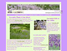Tablet Screenshot of lavender-products.co.uk